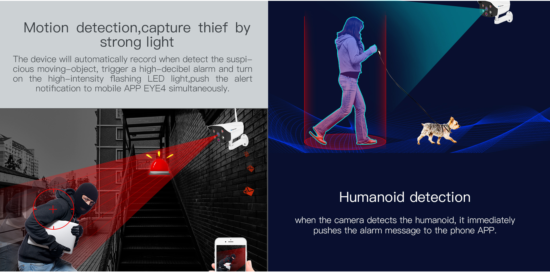 Vstarcam C52S IP Camera Motion Detection