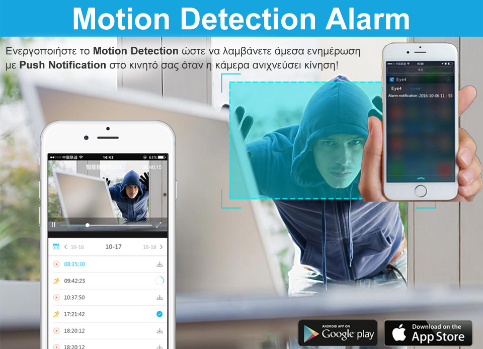 Vstarcam C18S IP Camera Motion Detection