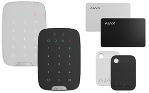 AJAX Keypads, Tags, Passes