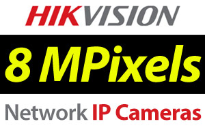HIKVISION IP Κάμερες 8MPixels