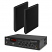SET-PA AUDIO 47 POWER DYNAMICS Σετ ενισχυτή PDM25 και 2x WSF30B Ηχεία τοίχου FLAT σχεδίασης 5.25" / 100V
