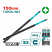 TOTAL TACIM16PH263 Σετ Μύτες Μαγνητικές Μαύρες PH2 150mm Κρούσης 10τμχ.