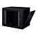 STEEL 06U6045-BL-F - Επίτοιχη καμπίνα 6U με βάθος 450mm ''Flat Pack'' Μαύρη
