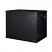 STEEL 06U6045-BL-F - Επίτοιχη καμπίνα 6U με βάθος 450mm ''Flat Pack'' Μαύρη