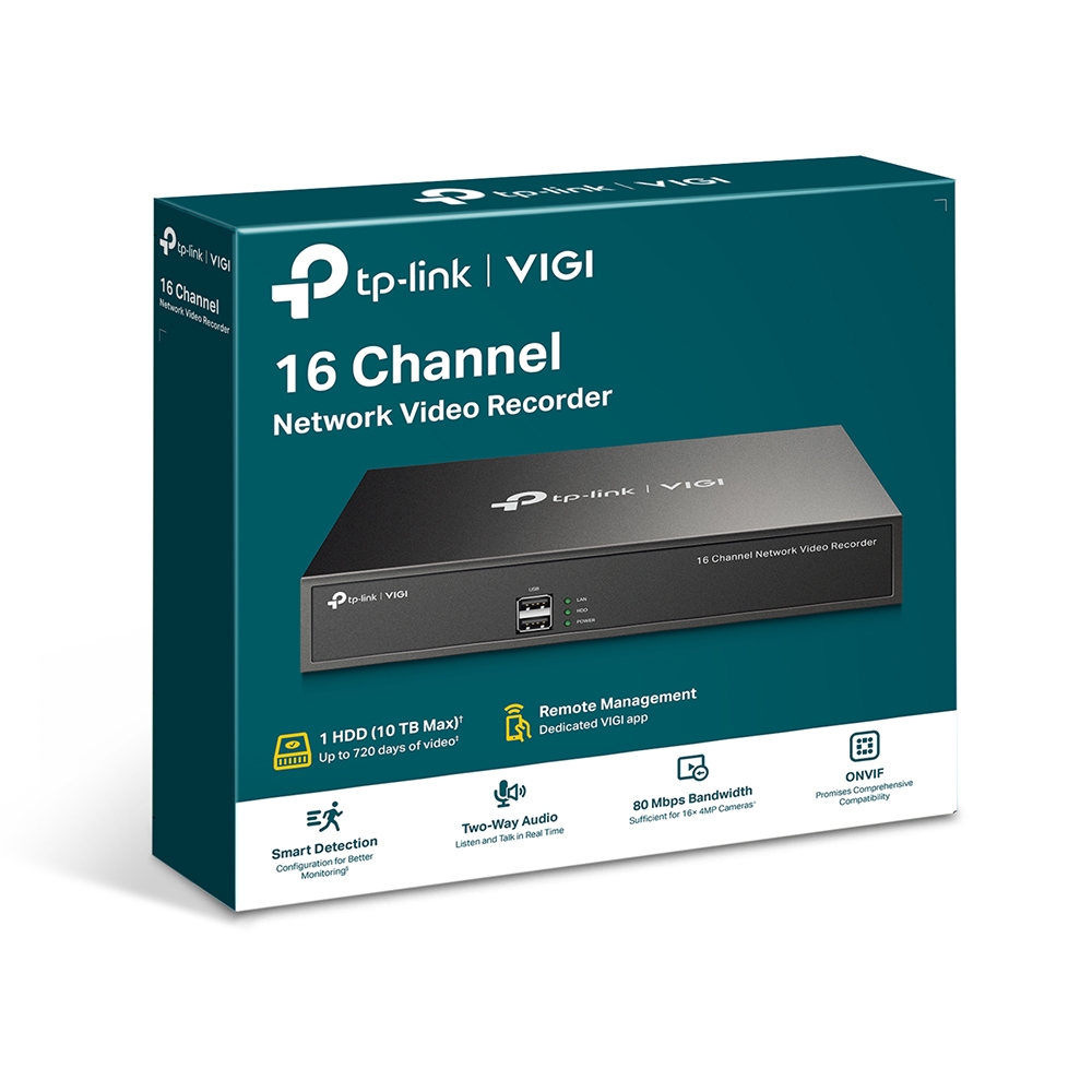 TP-LINK VIGI NVR1016H Ver:1.20 - Δικτυακό Καταγραφικό NVR 16 καμερών