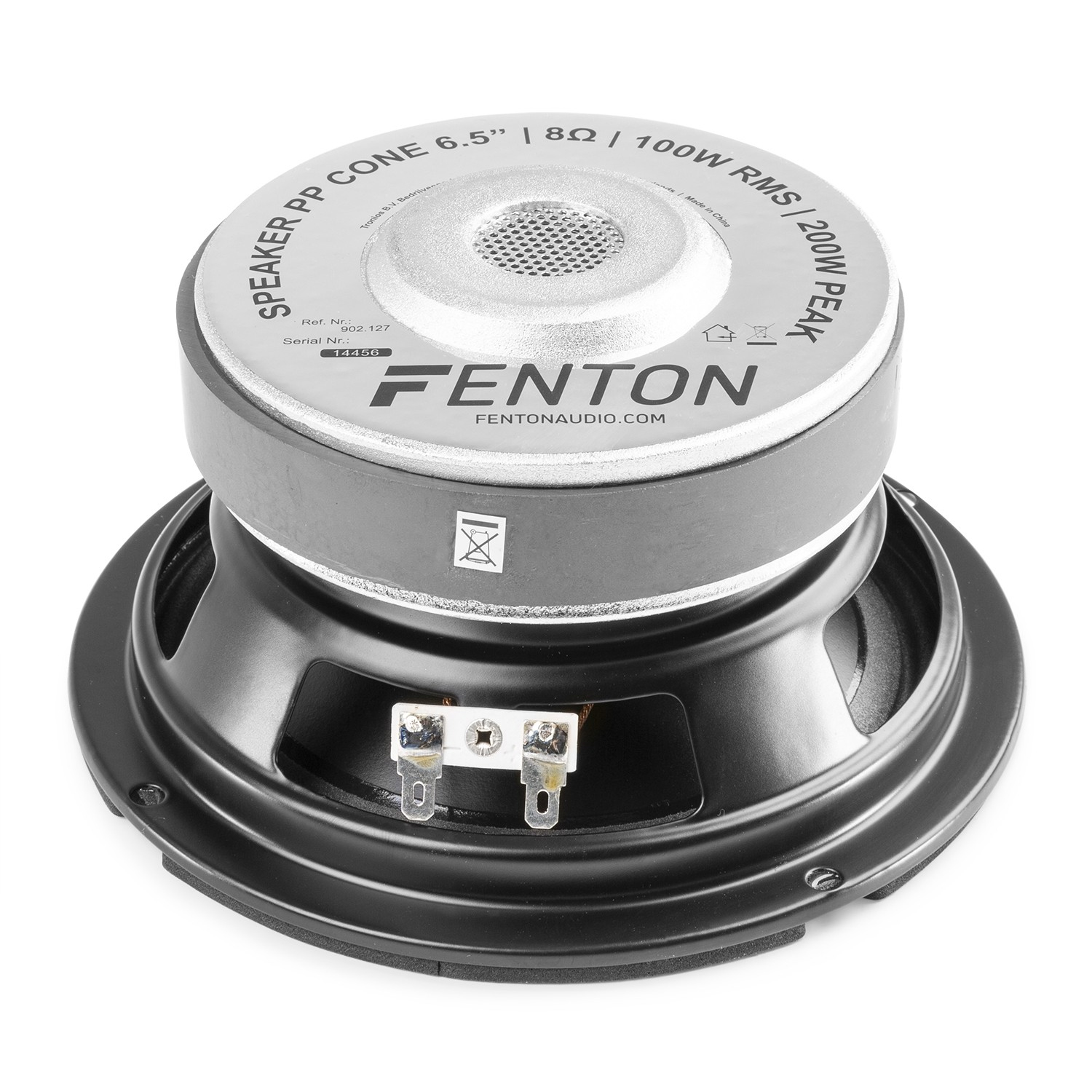 FENTON WP16 Hi Fi Woofer - Mid PP cone / foad edge - 6.5" 200 Watt / 100 Watt RMS 902.127