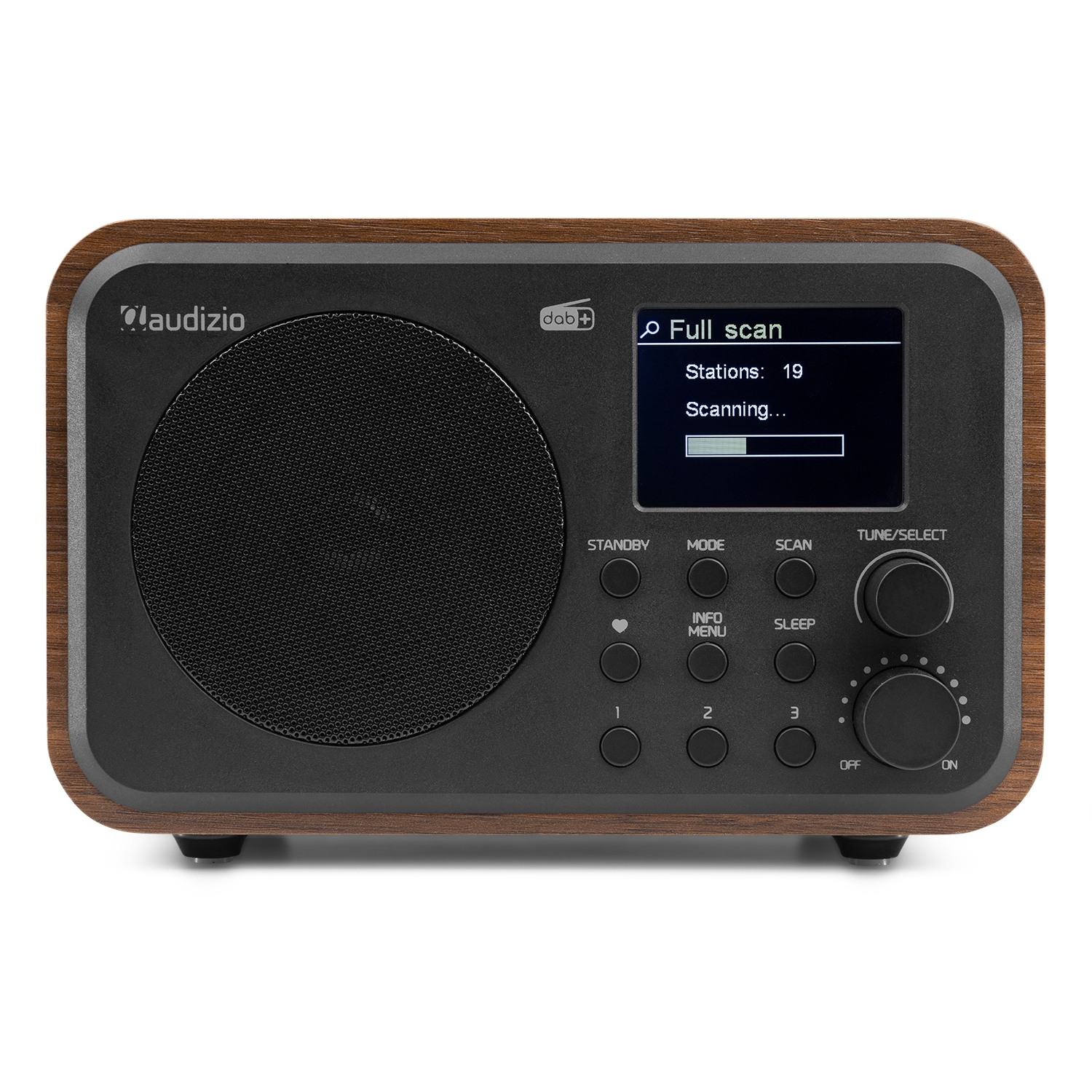 AUDIZIO MILAN WOOD Επαναφορτιζόμενο Ραδιόφωνο DAB+ FM με Bluetooth 102.214