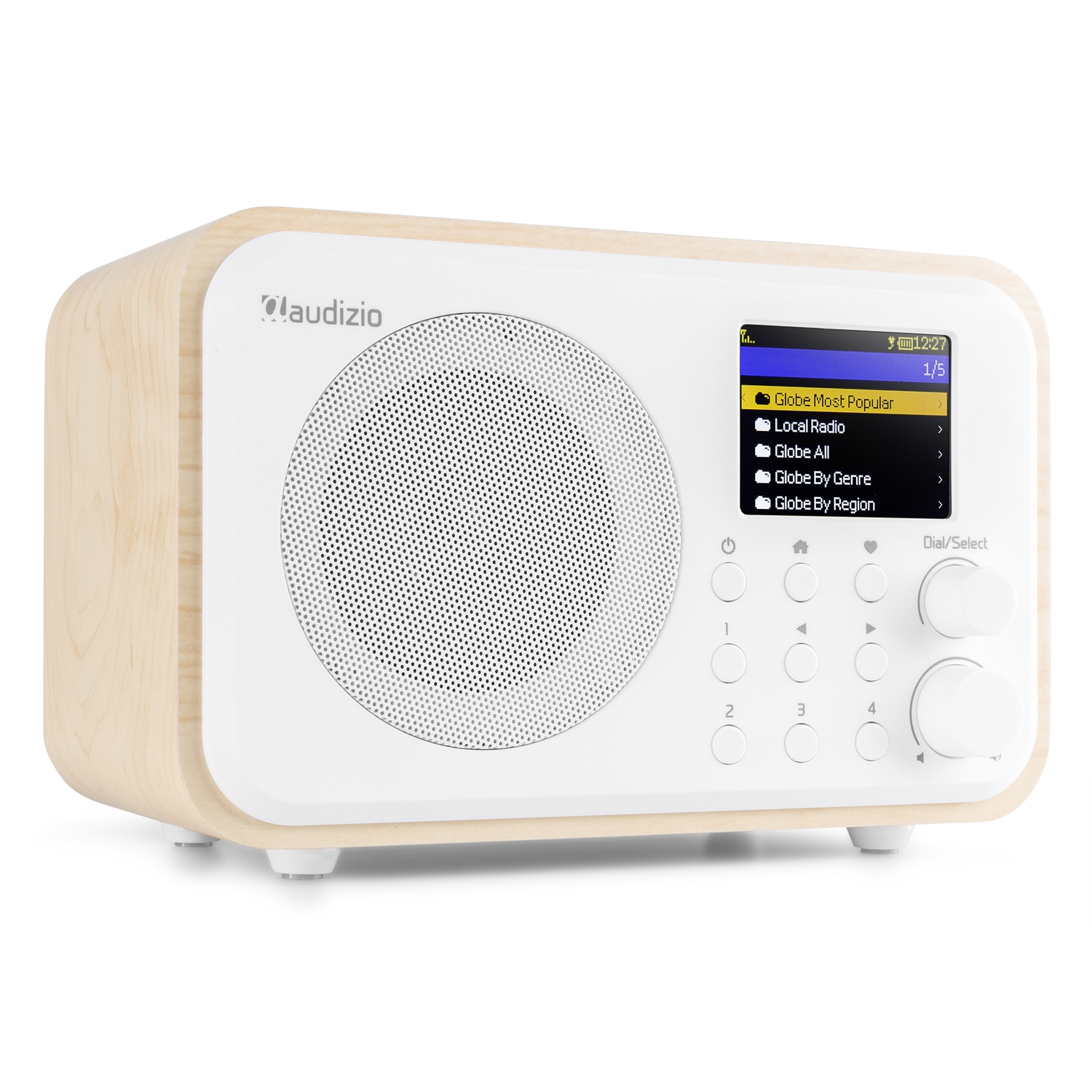 AUDIZIO VENICE WHITE Επαναφορτιζόμενο Ραδιόφωνο Wi-Fi Internet με Bluetooth και Ξυπνητήρι 102.218