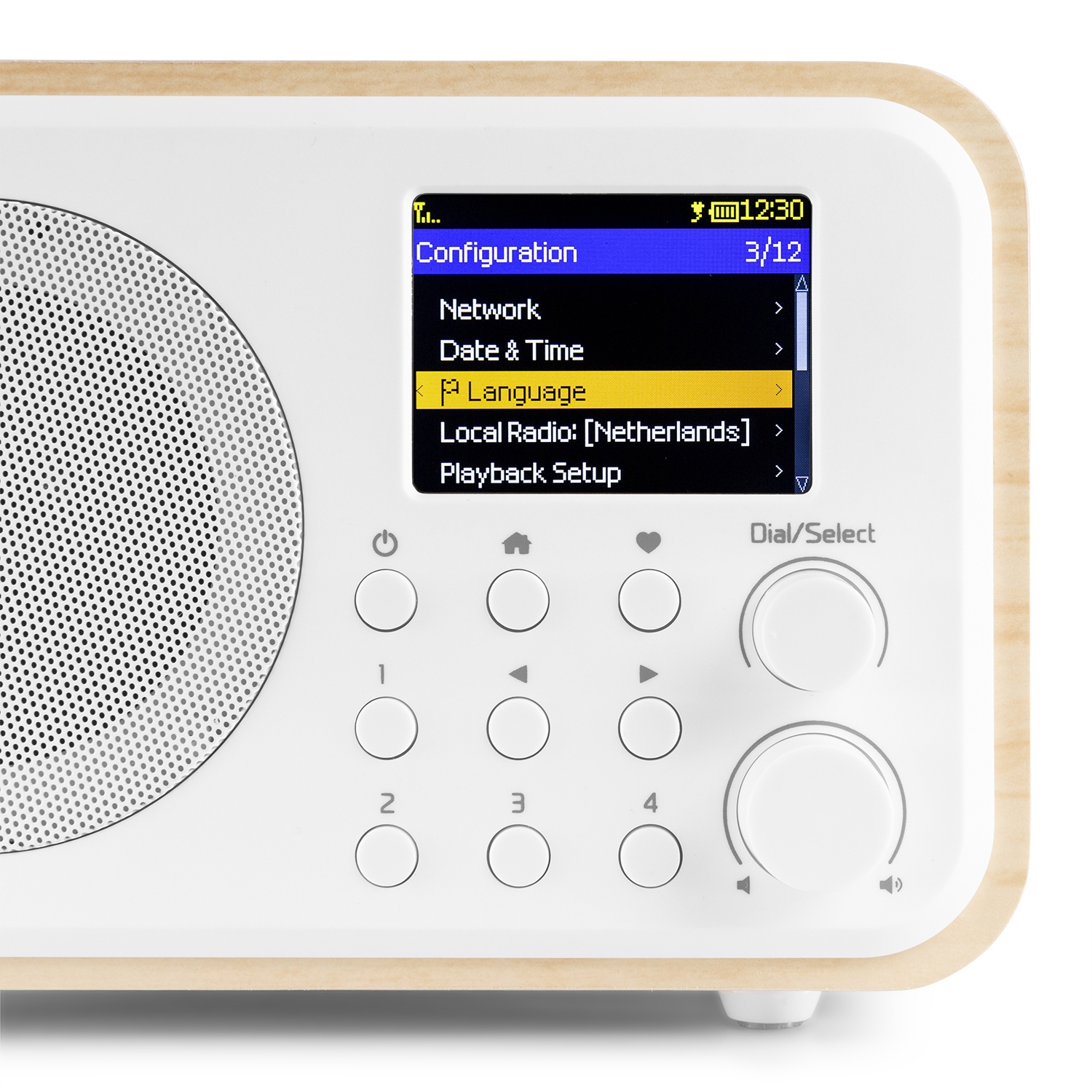 AUDIZIO VENICE WHITE Επαναφορτιζόμενο Ραδιόφωνο Wi-Fi Internet με Bluetooth και Ξυπνητήρι 102.218