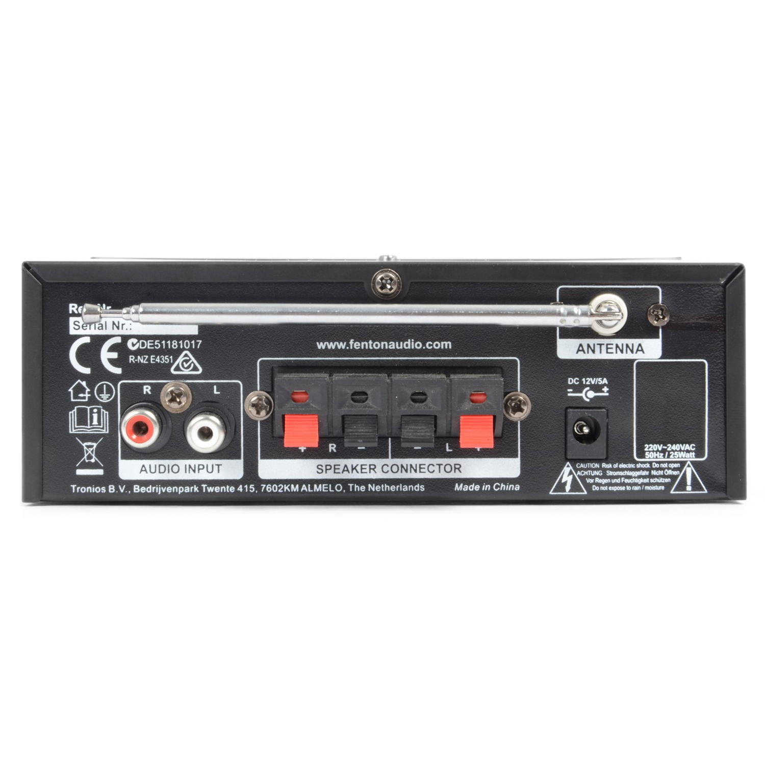 FENTON AV380BT Πλήρες Karaoke πακέτο με ενισχυτή USB/SD/MP3/FM/BT ηχεία και 2 μικρόφωνα 103.145
