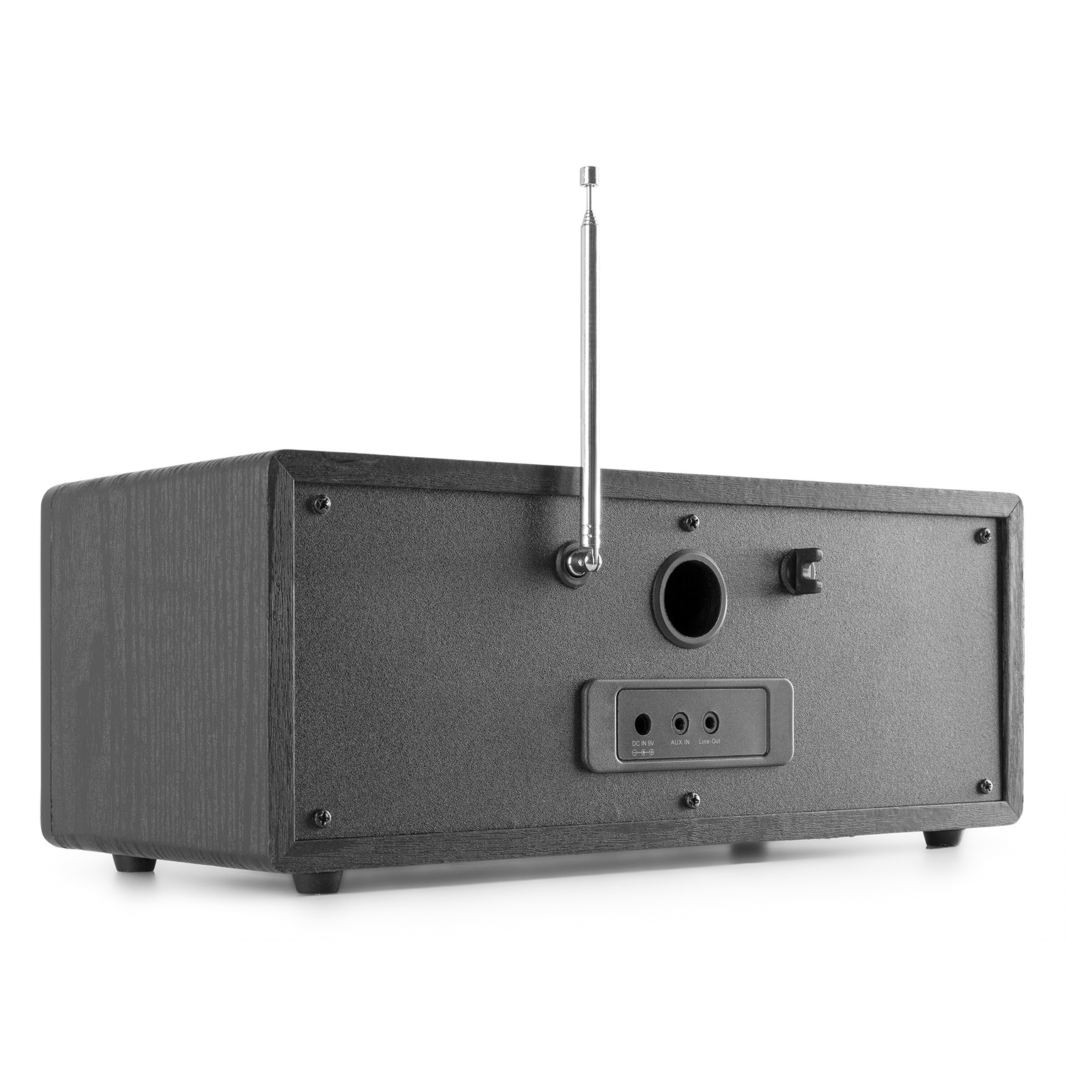 AUDIZIO BARI BLACK Ραδιόφωνο Wi-Fi Internet STEREO DAB+ FM με Bluetooth και Ξυπνητήρι 102.232