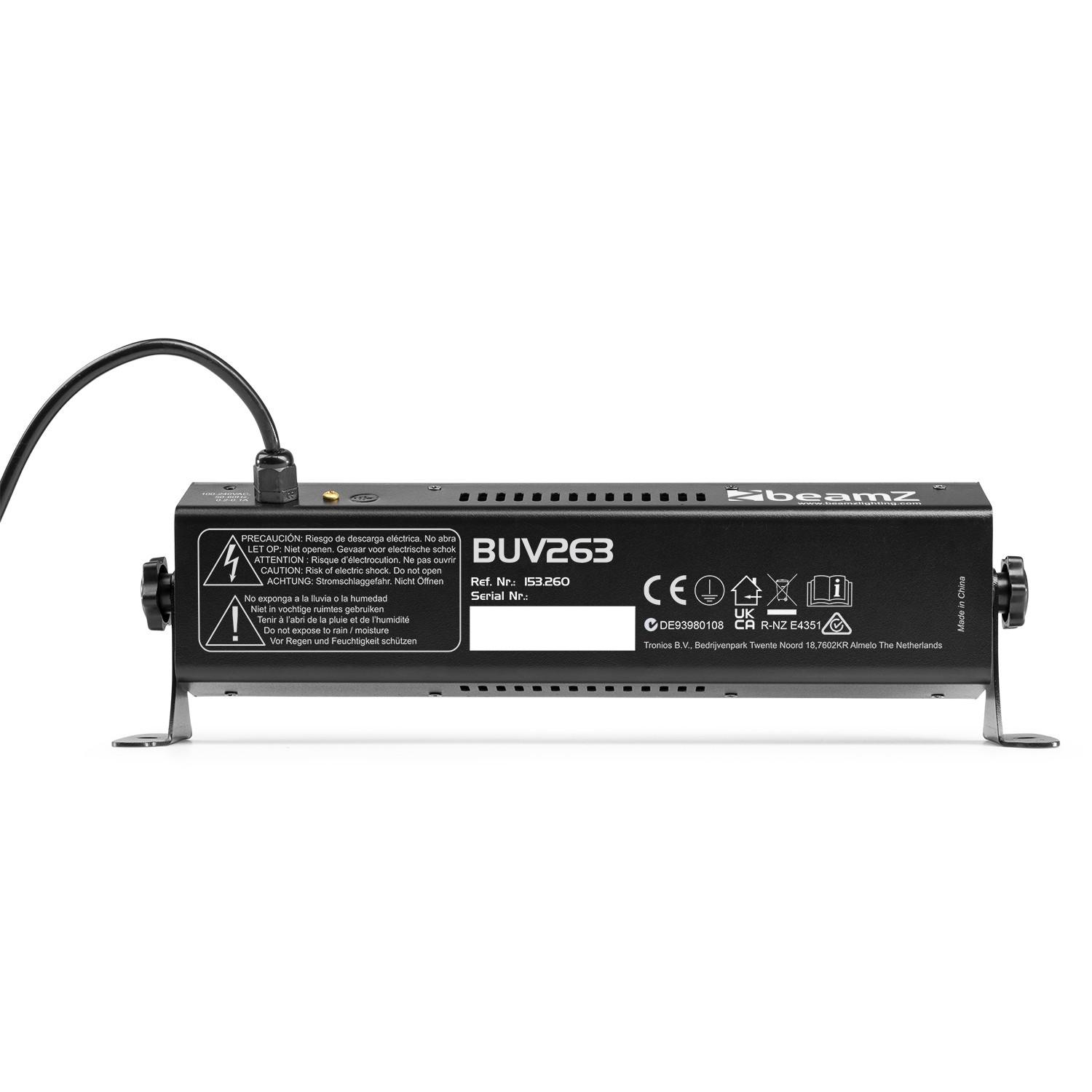 BEAMZ BUV263 Μπάρα φωτισμού 2x6 LED 12x3 Watt Blacklight UV Bar 153.260