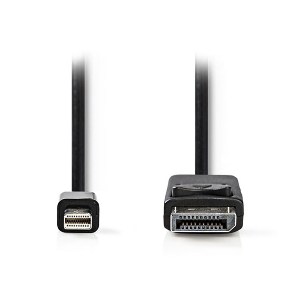 NEDIS CCGT37400BK20 Καλώδιο Mini DisplayPort αρσ. - DisplayPort αρσ. 2m 