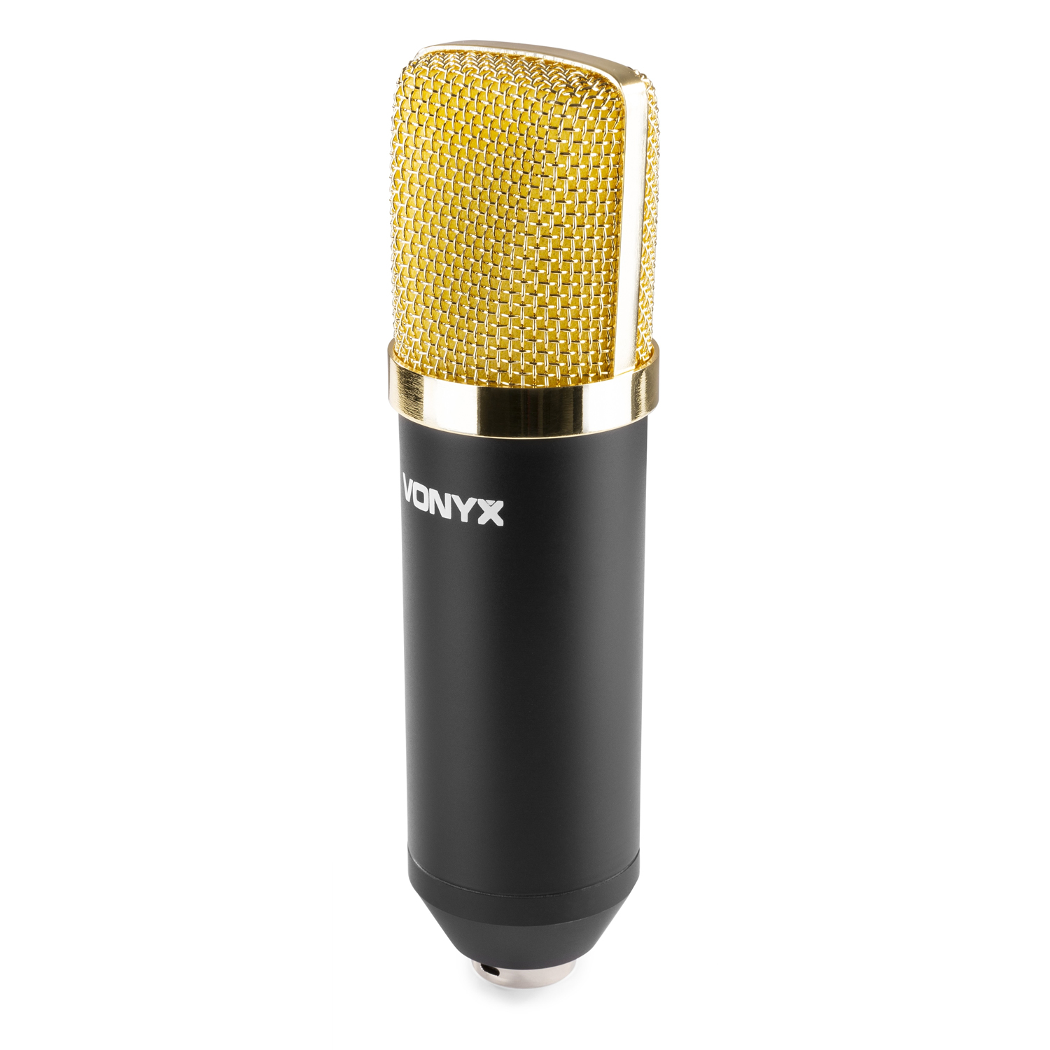 VONYX CMS400B Studio Set με Μικρόφωνο Phantom, Βάση στήριξης και Anti-Pop φίλτρο (Gold) 173.504 --