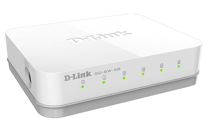 D-LINK GO-SW-5G 5-Port Fast Ethernet Easy Desktop Switch 10/100/1000