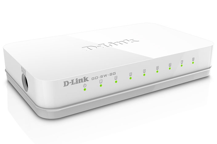 D-LINK GO-SW-8G 8-Port Fast Ethernet Easy Desktop Switch 10/100/1000