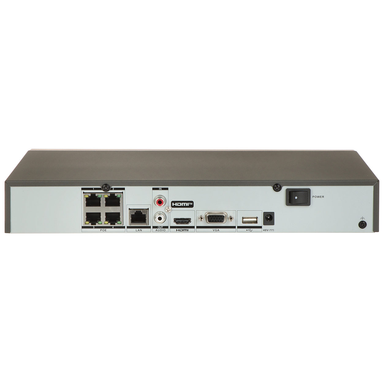 HIKVISION DS-7604NXI-K1/4P Δικτυακό Καταγραφικό PoE NVR 4 IP Καμερών, Max. 4Κ, 4 Θύρες PoE, Τεχνολογία Acusence, Up to 8Mpixels