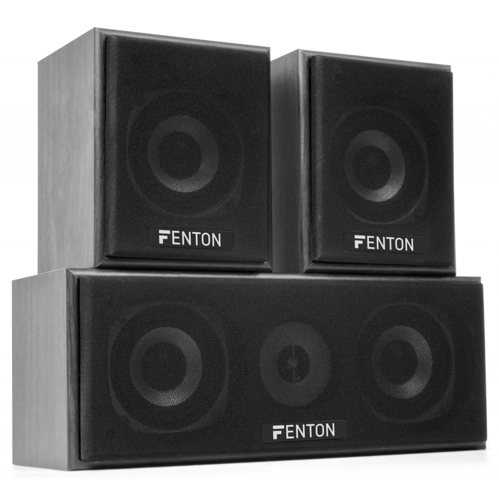FENTON 100.330 Home Theater 5.0 System 2 x 180 Watt RMS + 3 x 50 Watt RMS