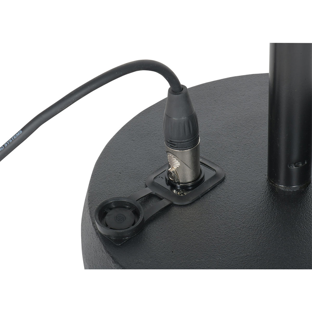 METRO AUDIO MS149 Βάση Μικροφώνου Ορθοστάτης με καλώδιο και είσοδο XLR (canon) - Μαύρο Χρώμα