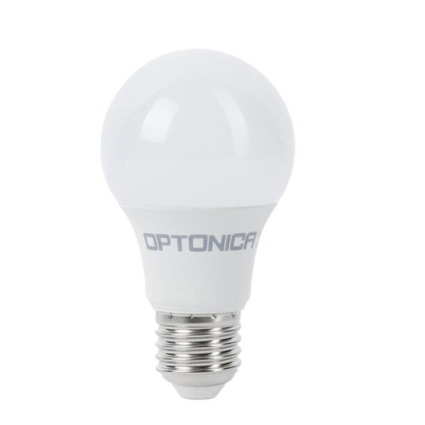 OPTONICA-1353 WW Λάμπα LED βιδωτή E27 A60 8.5 Watt με θερμό φωτισμό 2700K 