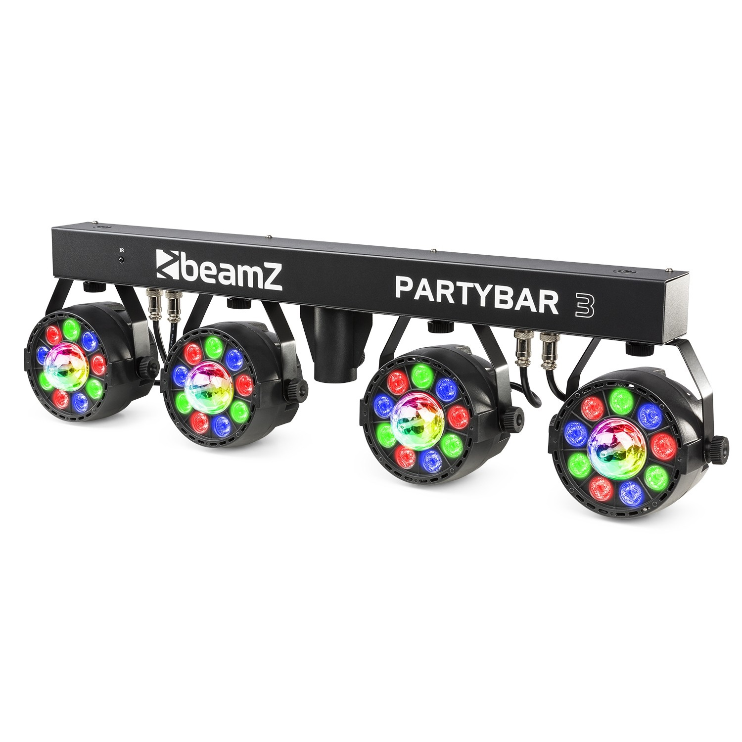 MAX LED Partybar3 4x PAR με Magic Ball με Βάση και Τηλεχειριστήριο και DMX 153.240