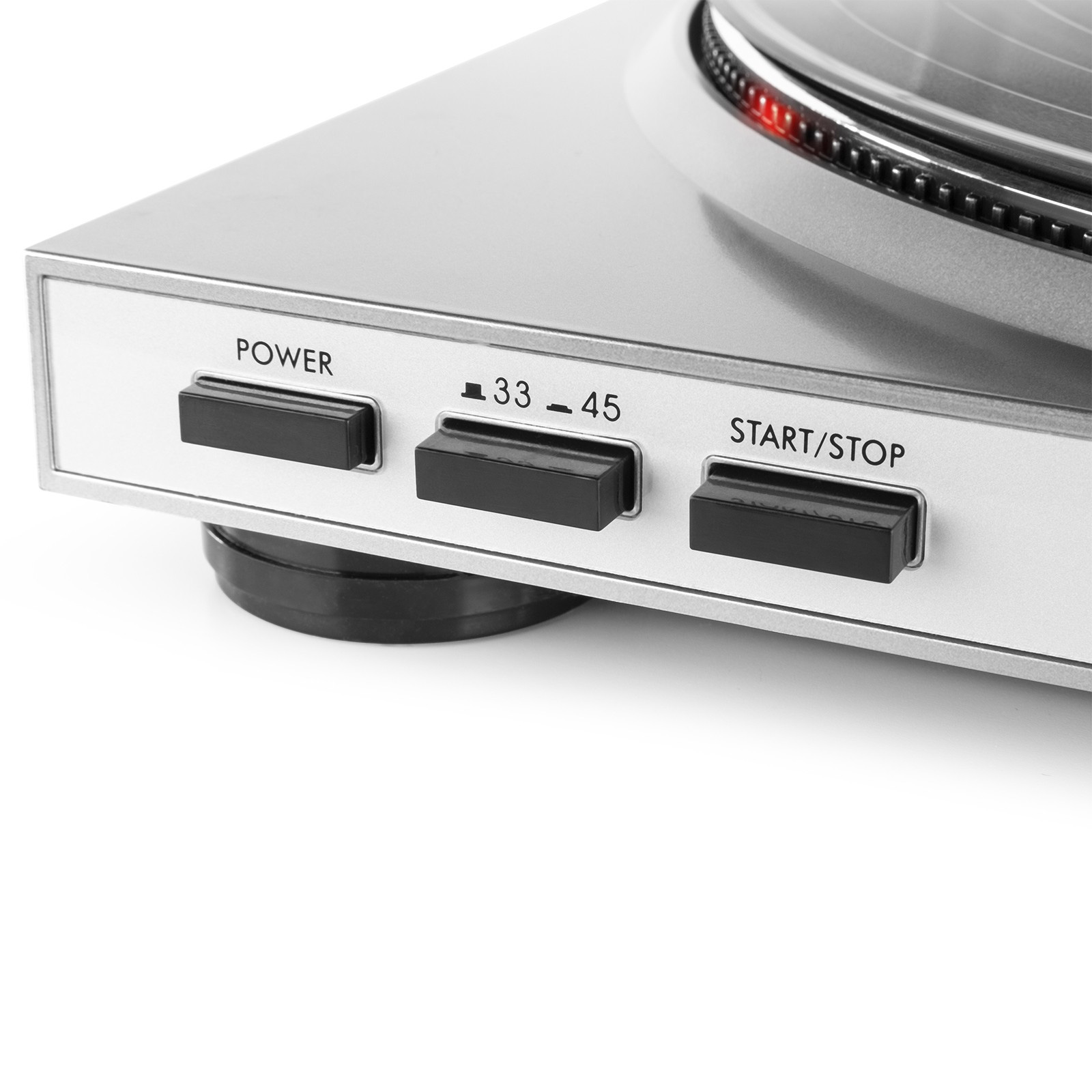 AUDIZIO RP310S Πικάπ με USB Recording σε Ασημί με Audio Technica Magnetic 102.171