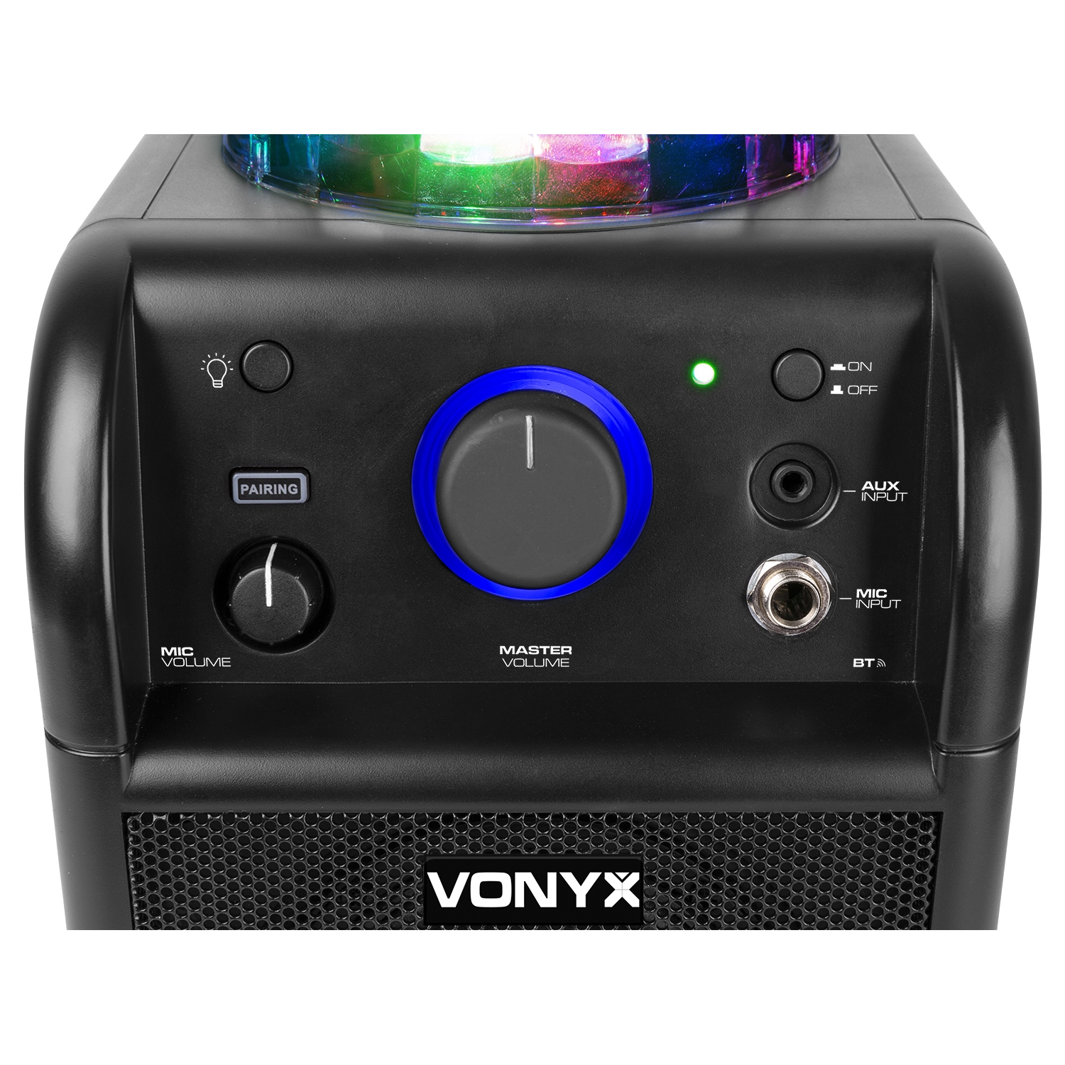 VONYX SBS50B BT Φορητό Ηχείο Karaoke Party Bluetooth με Disco Jelly Ball 178.345 Μαύρο
