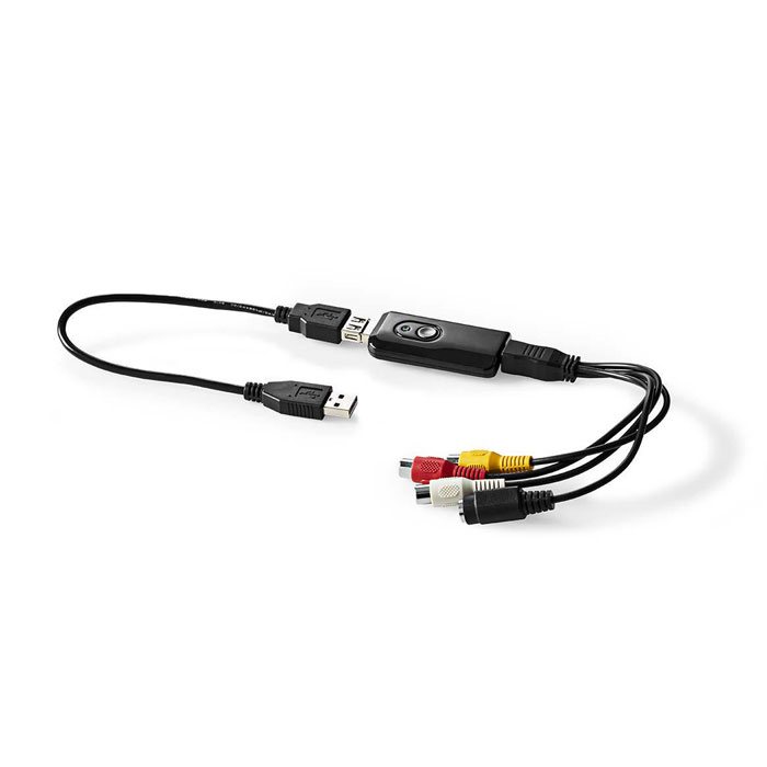 NEDIS VGRRU100BK Μετατροπέας Audio/Video (RCA / S-Video) σε USB 2.0