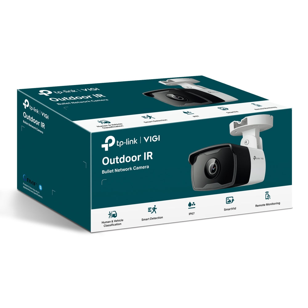 TP-LINK VIGI C340I Δικτυακή Ενσύρματη IP κάμερα Bullet 4Mpixels PoE 2.8mm 30m IR Led IP67 