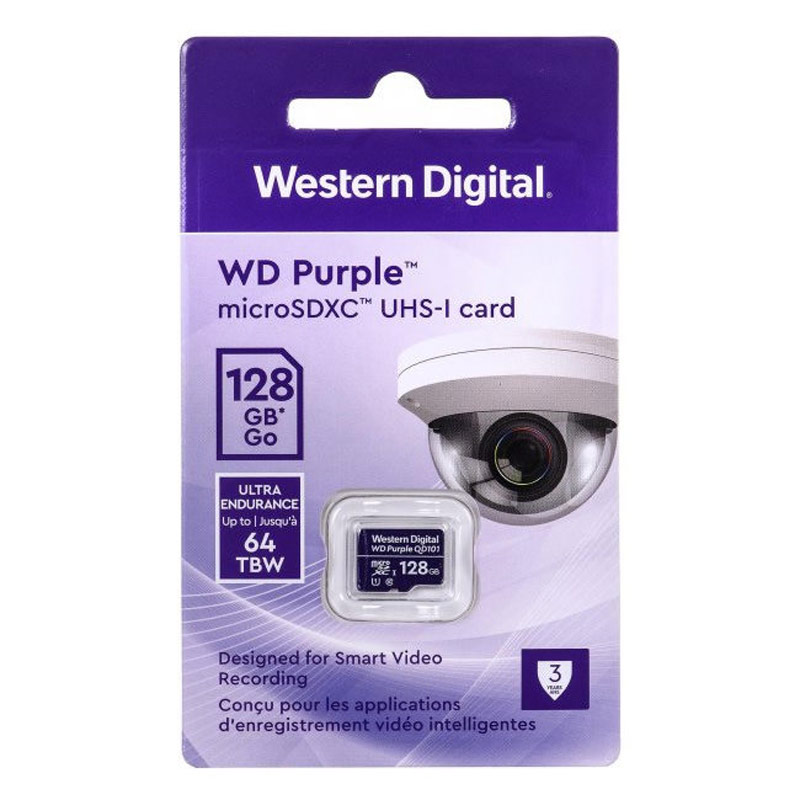 Western Digital WDD128G1P0C Ultra Endurance microSD WD Purple 128GB