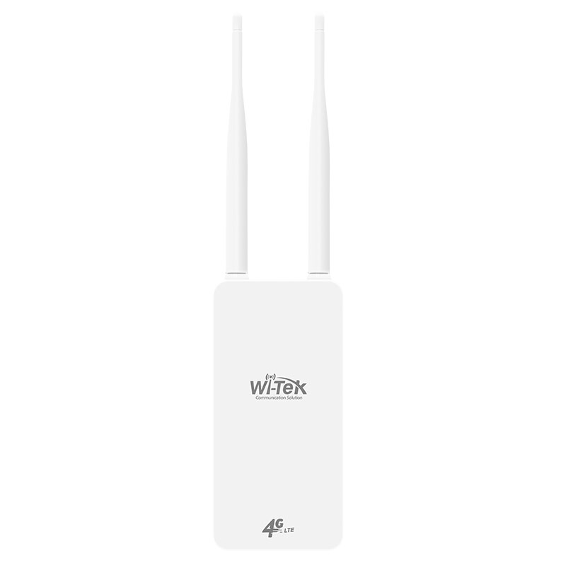 Wi-Tek WI-LTE115-O(V2) Ασύρματο 4G (LTE) Mobile Router με WiFi 2.4GHz, 1x RJ45, 1x SIM slot, 12V DC In/Out Port