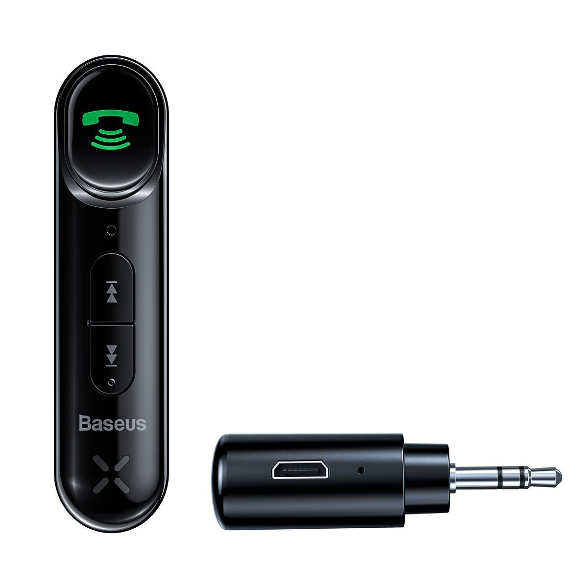 BASEUS WXQY-01 AUX Car Bluetooth Receiver για χρήση Hands free με έξοδο AUX 3.5mm (6953156296152)