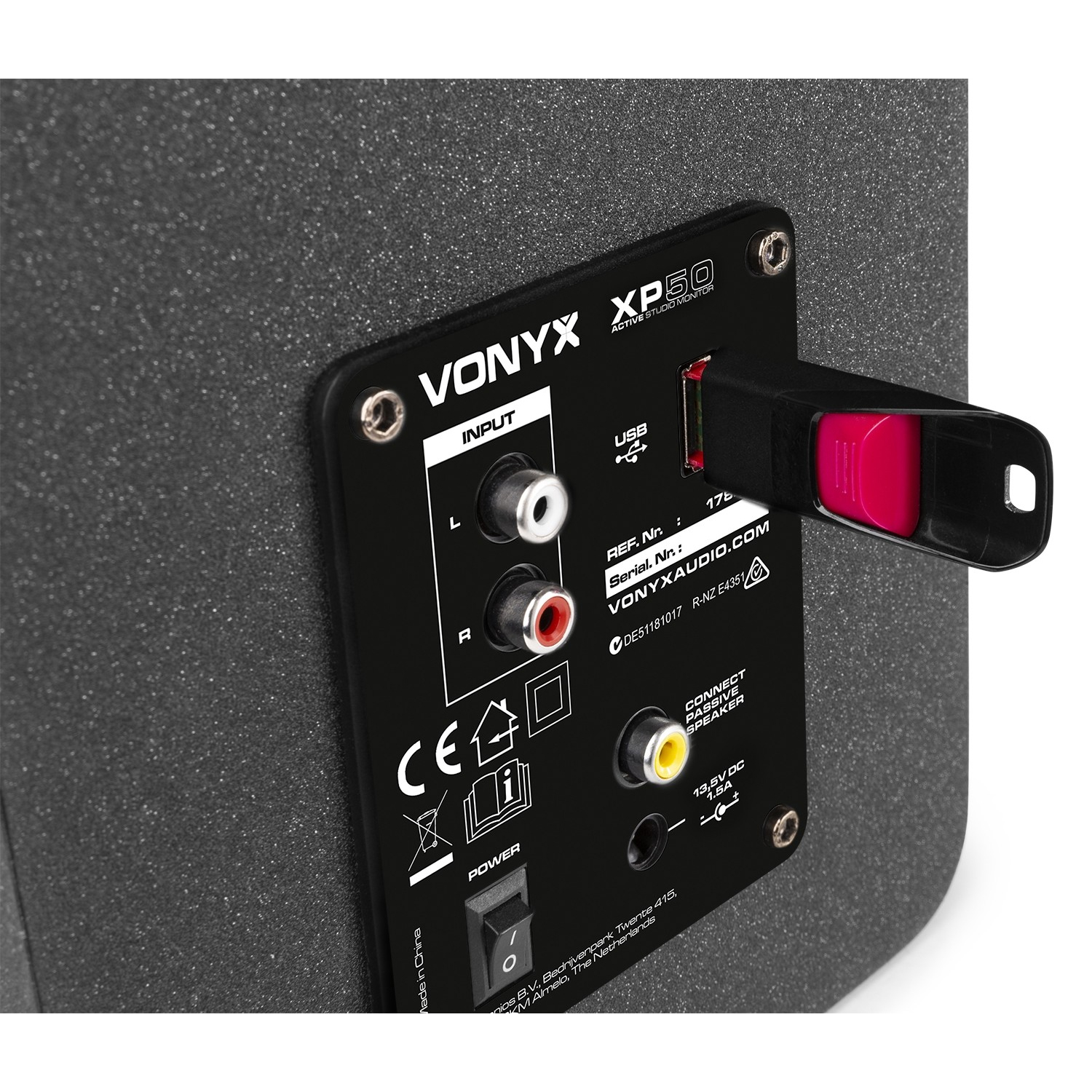 VONYX XP50 Ζεύγος Αυτοενισχυόμενων Studio Monitor 5.25" ηχείων με USB και Bluetooth (ζεύγος) 178.962