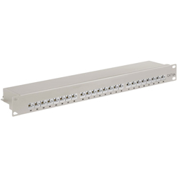 GOOBAY 90855 Patch panel κατηγορίας CAT 6A STP/UTP 24 θυρών σε Γκρί