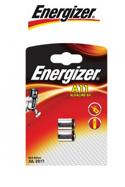 ENERGIZER EA11 Αλκαλική Μπαταρία A11 6 Volt σετ 2 Τμχ