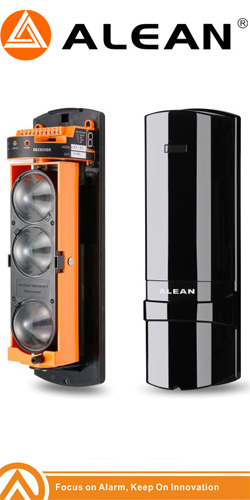 ALEAN ABE-150 Ζεύγος ανιχνευτών Beam τριπλής δέσμης 150 μέτρων 4 συχνοτήτων με LCD Display