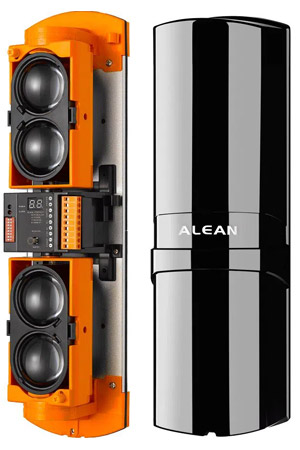 ALEAN ABH-250L Ζεύγος ανιχνευτών Beam τετραπλής δέσμης 250 μέτρων (4 κανάλια εκπομπής)