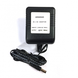 AMARAD 12V-1A AC Απλό Μη σταθεροποιημένο AC-AC τροφοδοτικό  12V AC 1A [2.4.6]