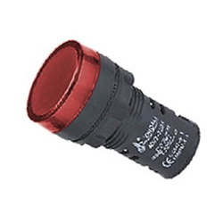 AD127-22DS RED Ενδεικτική λυχνία LED Κόκκινη 12V AC-DC Φ22