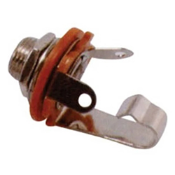 XJ-H012 Θηλυκό Καρφί Jack 6.3mm ΜΟΝΟ για σασί μεταλλικό LZ