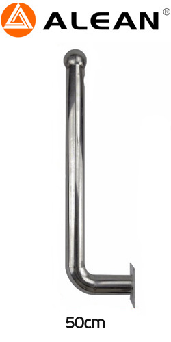 ALEAN ALF-50L Γωνιακή ανοξείδωτη βάση στήριξης 50cm για Beams τριπλής ή τετραπλής δέσμης (Τεμάχιο)