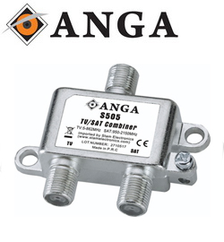 ANGA S505 TV/SAT Μίκτης - Διαχωριστής Επίγειου και Δορυφορικού Σήματος
