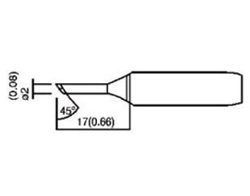 AT900M-T-2C Ανταλλακτική Μύτη Σταθμού Κόλλησης