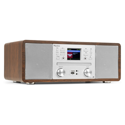 AUDIZIO AVOLA SILVER Digital Music System CD Player / Bluetooth/ USB/ SD/ DAB +/ Internet Radio 102.294