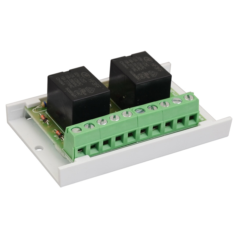 ​PULSAR AWZ624 - Πλακέτα με Δύο Ρελέ 24VDC σε πλαστική βάση, ταινία διπλής όψεως & ενδεικτικά LED