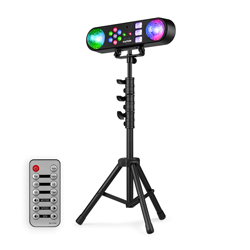 FuZZIX ALLSTAR3 LED Disco Party Bar 1x Wash + 2x Jelly + 1x Strobe με Τρίποδο και Τηλεχειριστήριο 153.015