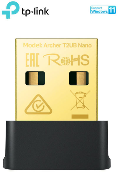 TP-Link Archer T2U Nano v1.0 AC600 USB Wi-Fi Adapter Dual Band