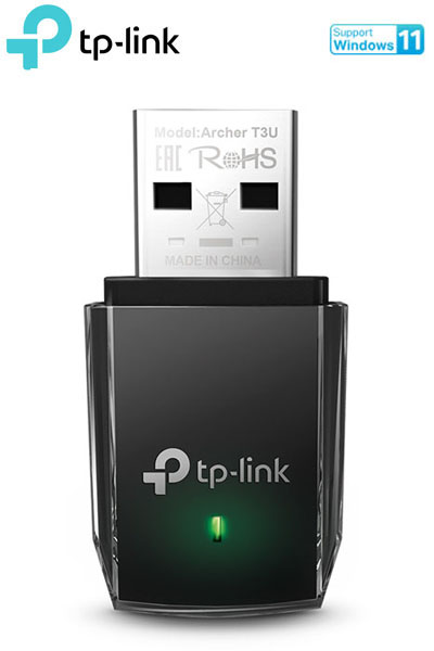 TP-Link Archer T3U v1.0 AC1300 MU-MIMO USB Wi-Fi Adapter Dual Band