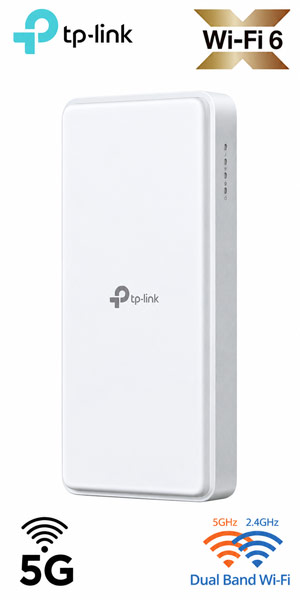 TP-Link Archer NX500-Outdoor 5G Router AX3000 Wi-Fi 6, Dual Band, Θύρα 2.5Gbps, EasyMesh, PoE Port