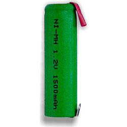 0177B Επαναφορτιζόμενη μπαταρία με λαμάκια AA Ni-MH 1.2V 1500mAh 